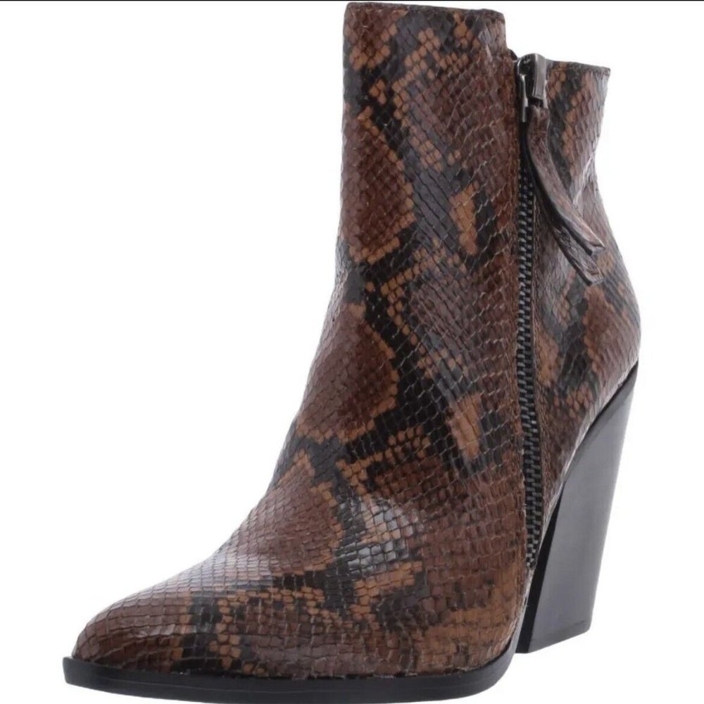 NWOB Naturalizer Women's Snakeskin Ankle Booties